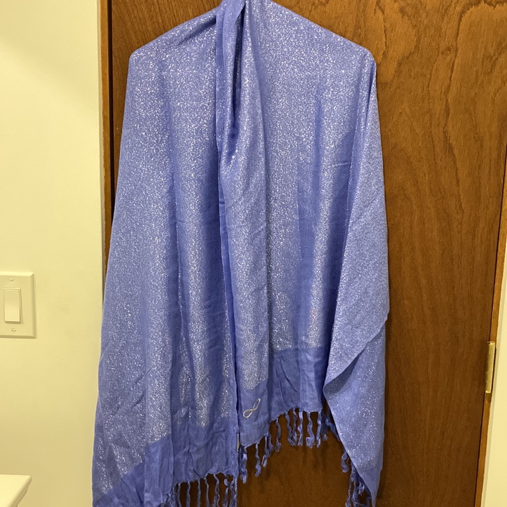 Periwinkle Sparkle Scarf
